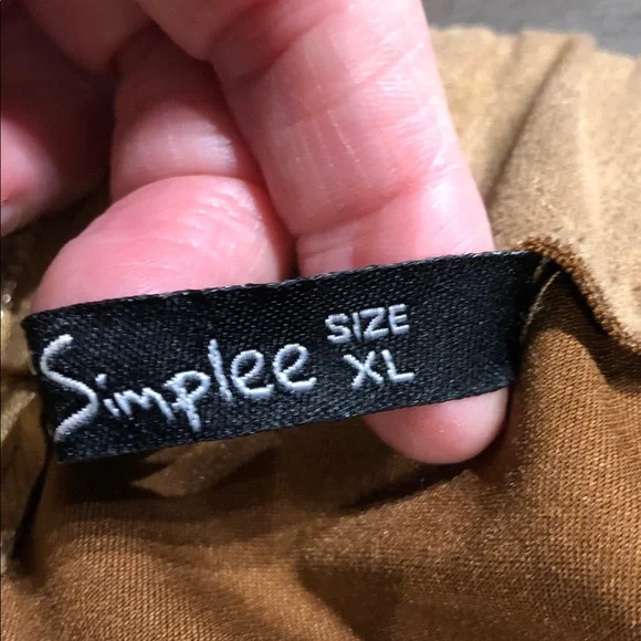 Faux suede mini skirt 🧡 - Picture 3 of 4